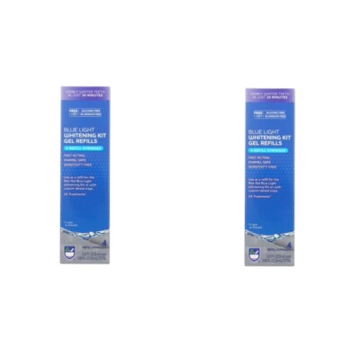 RITE AID Blue Light Whitening Gel Kit Refills- JUMBO SIZE! (48 treatments) -NEW!