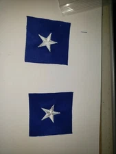 K0255p Vietnam US Air Force Brigadier General Rank One Star Pair IR22F