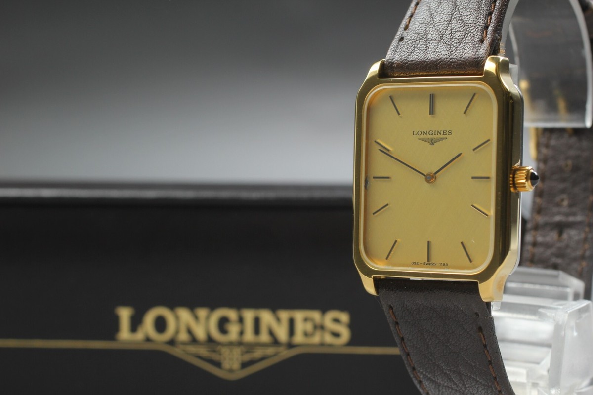 S*様 ロンジン　832-1193 手巻き腕時計 Vintage Longines 832 1193 Gold Square Hand Winding Men's