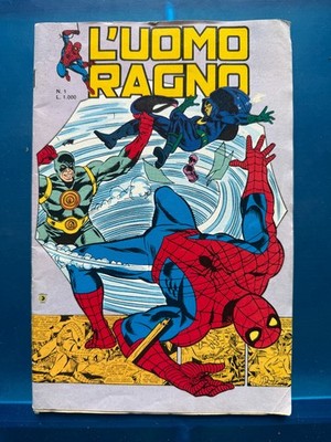 L'HOMME RAGNO #1 covered Editorial Horn VERY GOOD*