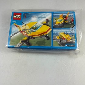 LEGO City 7732 Air Mail Plane Special Edition w/ Minifigure & Cart 88-Piece Set