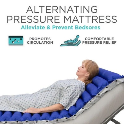 Vive Alternating Air Pressure Mattress Pad 5'' Deep. Includes pump. Model LVA1082