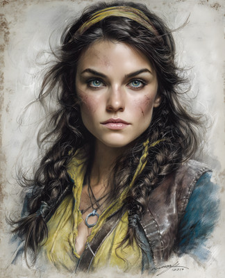 8x10 Character Illustration Art Print - 185817526