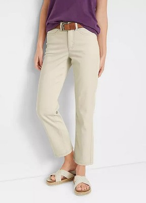 Jeans beige stretch straight leg jeans by John Baner - Size 18 - BNWOT - RRP £32