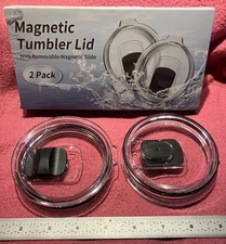 LOT OF 2 Magslider Replacement Lid 30 Oz  Magnetic Tumbler Lid Fit for Yeti NIP