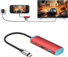 USB C Switch 2 Dock,4K 60Hz HDMI Adapter with PD/USB 3.0 Port,Replacement Dock