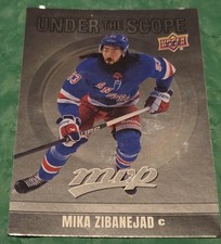 2024-25 Upper Deck MVP #US-11 Mika Zibanejad Under The Scope NY Rangers