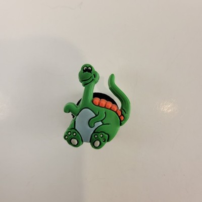 DINOSAUR CROC SHOE CHARM OG JIBBITZ 3D GREEN AUTHENTIC RETRO FOOTWEAR ACCESSORY