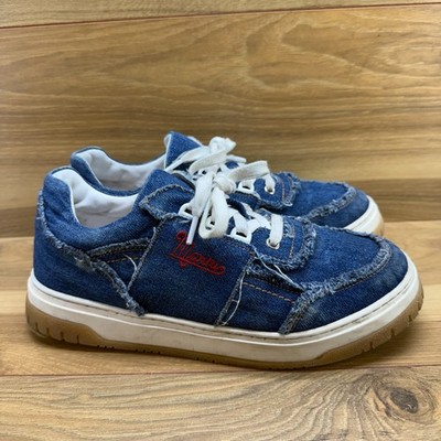 MARNI Y2K Vintage Denim Sneakers Womens 9.5 EU 40 Blue Low Top