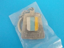 VTG NOS CANARIAS Canary Islands Metal Keychain Key Chain Ring Fob