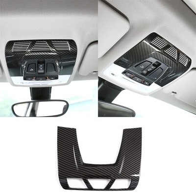 For Toyota Supra A90 2019-25 Roof Reading Light Lamp Panel Trim ABS Carbon Fiber
