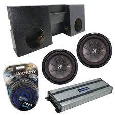 05-15 Toyota Tacoma Double Cab Kicker CWR10 Dual 10 Rhino Sub Box HA-A1500.1