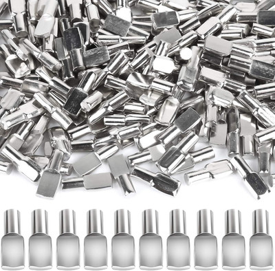 200 PCS 5Mm Shelf Pins, Shelf Pegs, Metal Nickel Shelf Pins, Shelf Support Pegs,