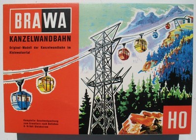 BRAWA 6280 Seilbahn KANZELWANDBAHN Kleinwalsertal Motor Gondel Cable Car EHEIM