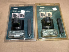 Lot of 2 Bose Wall/Ceiling Cube Speaker Brackets Black UB-20 B - NEW UB-20B