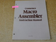 Cromemco Macro Assembler Vintage Computer Instruction Manual original 