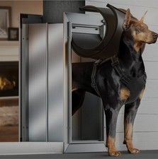 Dog Door for Wall, Large Doggie Door, Heavy Duty Pet Door with All Aluminum,...