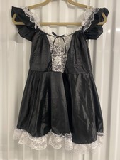 French Maid Costume Dress Women