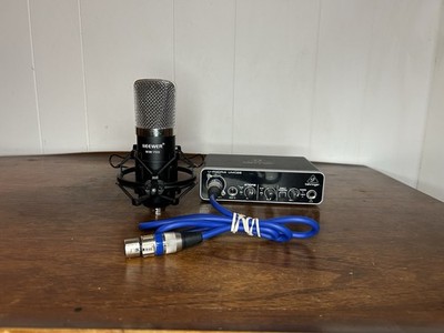 Behringer U-PHORIA UMC22 USB Audio Interface MIDAS Preamp With Microphone