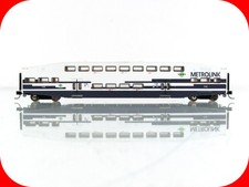 N Scale ***METROLINK*** Bi-Level Bombardier Coach #114 - Athearn 10154 **RARE