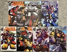 Transformers Generation 1 Vol 1 #1 2 3 4 5 6 & Preview Dreamwave Comics 2002 NM