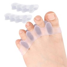 2 Pcs Bunion Corrector Silicone Toe Separator Straightener Orthopedic Toes Space