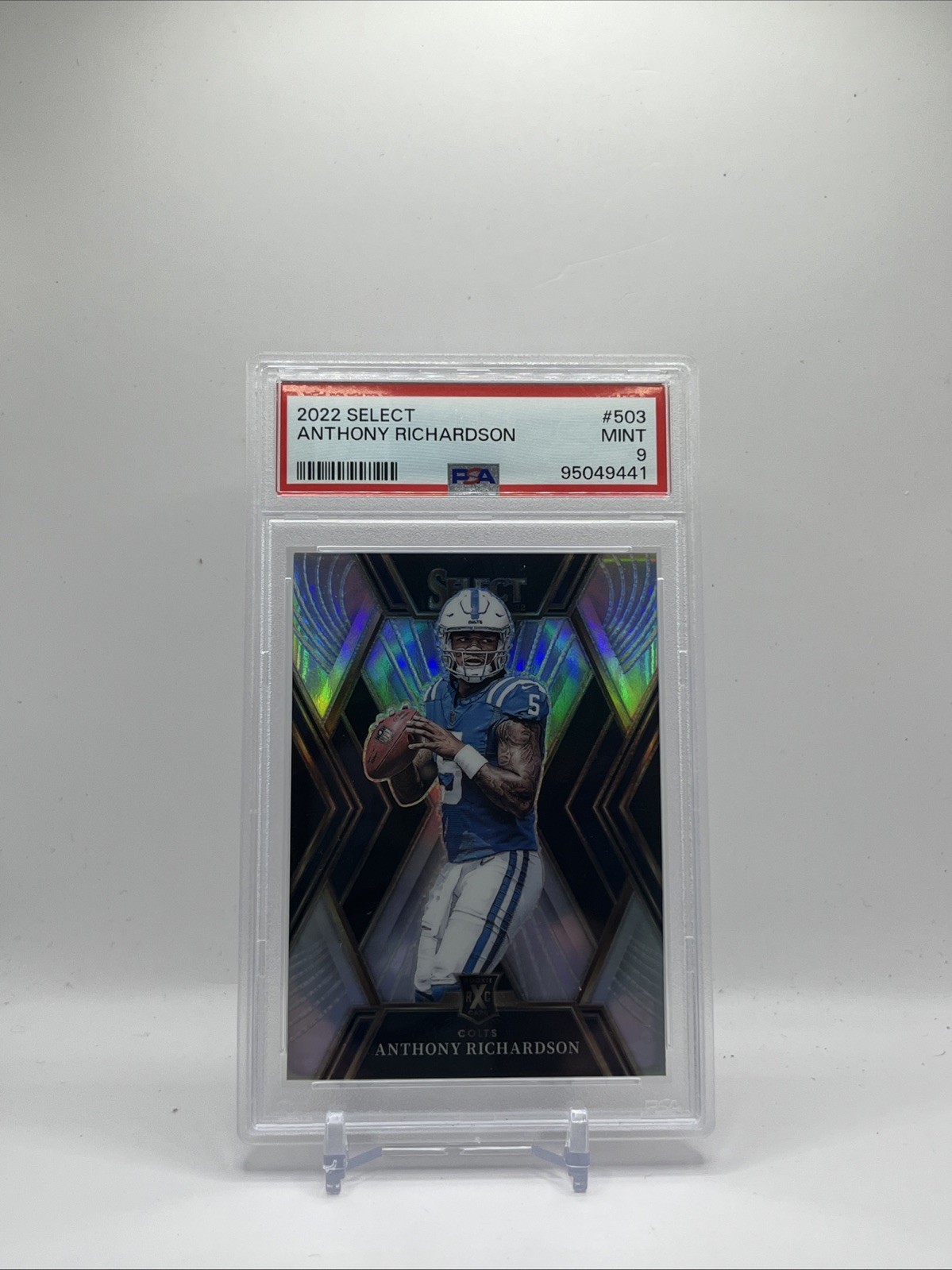 2022 Panini Select - 2023 XRC Anthony Richardson #503 Silver Prizm (RC)