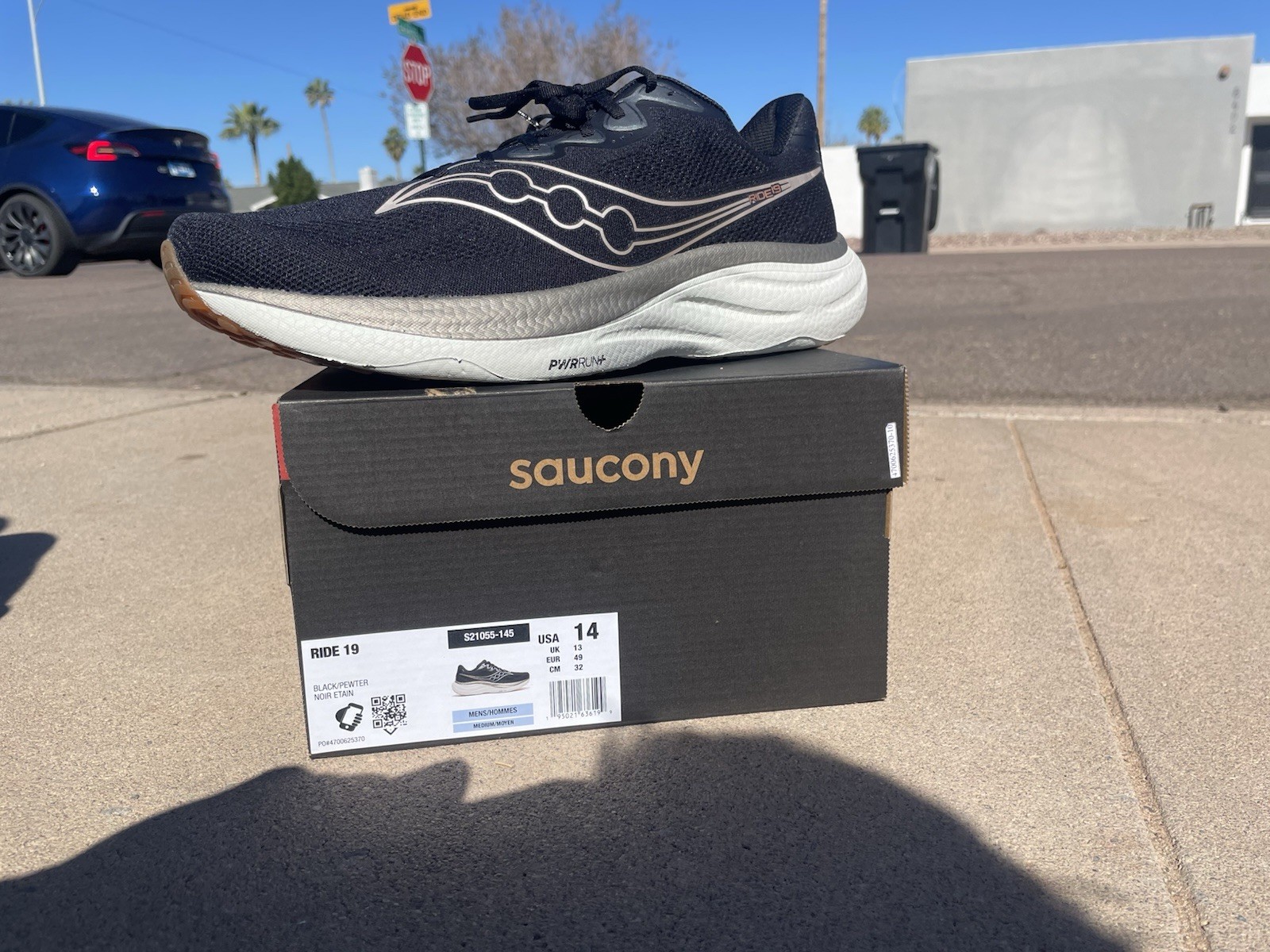 Saucony Ride 19 Men's 14.0 D thumbnail 3