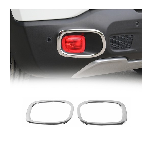Reflektor Blenden Reflektorleiste FüR Jeep Renegade 2014-2019 Edelstahl Chrom-image