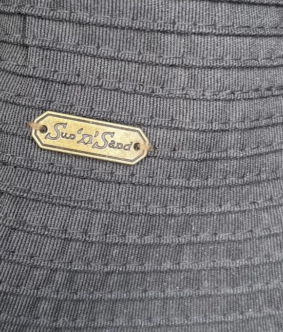 Visera de playa plegable de ala ancha Scala Collezione vintage Foto 2 de 4