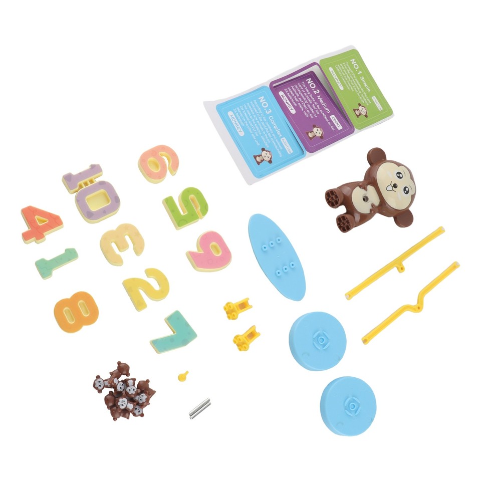 Balance Math Game Monkey Counting Toys Educational Number For Boys ...