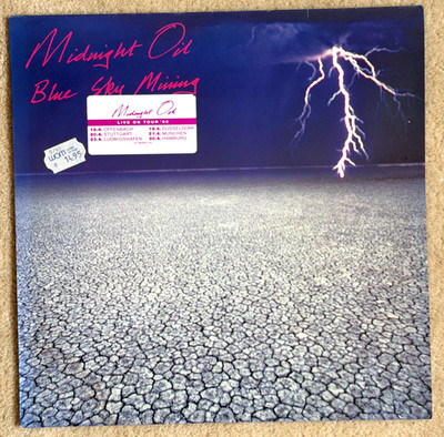 MIDNIGHT OIL - Blue Sky Mining (1990 pressing) Vinyl LP Record. EXCELLENT