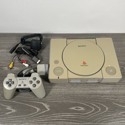 Sony PlayStation 1 SCPH-7502 Konsole + Kabel + Controller | PAL PS1 | funktionstüchtig