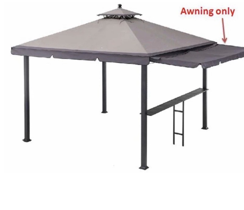 10x10 gazebo replacement topper with replacement awning.
