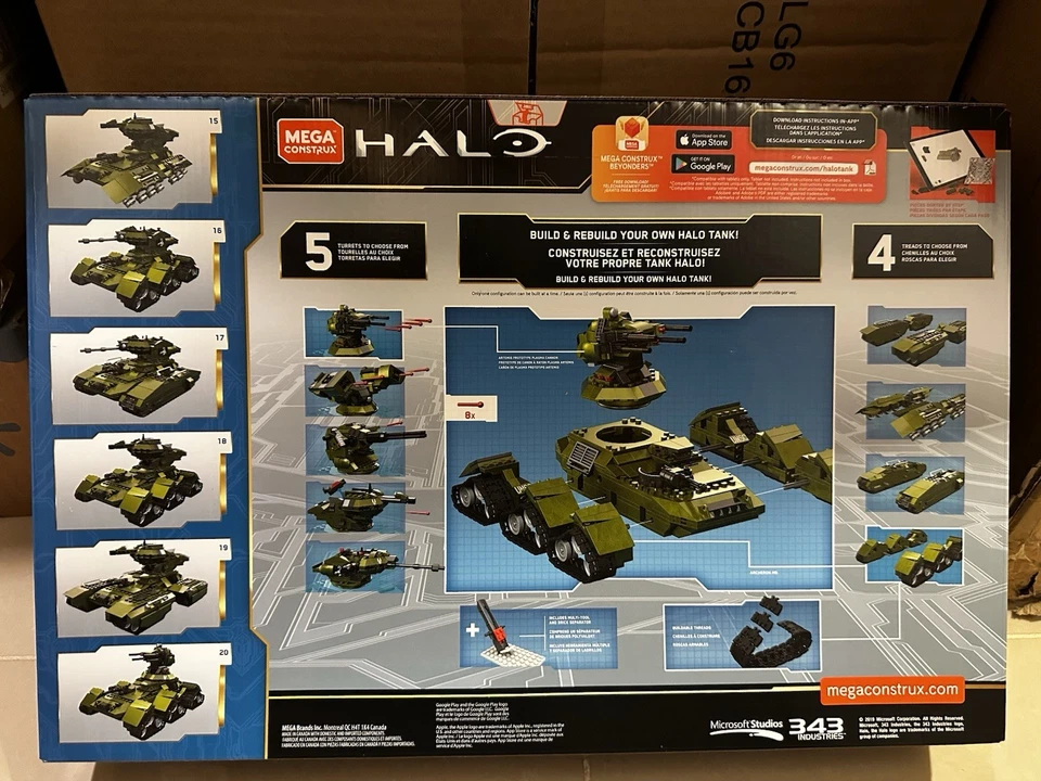 MEGA Construx Halo Designer Series UNSC Scorpion Tank New/sealed - Image 2 of 4