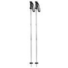 5th Element Shadow Ski Poles, White Silver, 115cm MY26