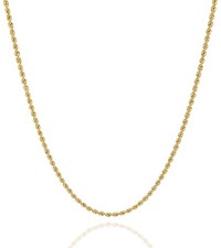 Gold Chain Necklace Collection - 14K Solid Yellow Gold Filled Rope Chain Neck...