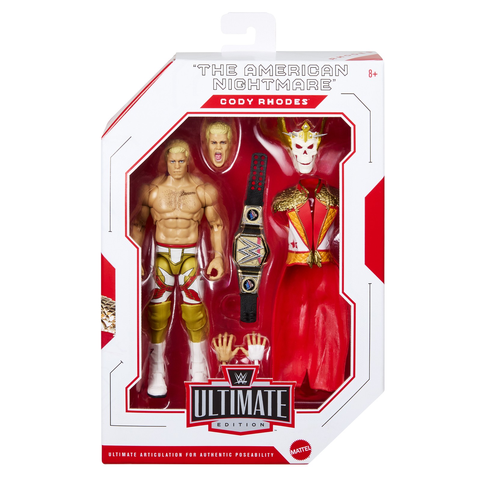 Cody Rhodes - WWE Best of Ultimate Edition 7 Mattel Toy Wrestling Figure
