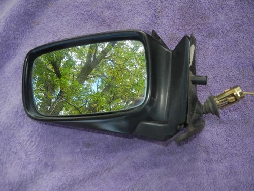 86 - 93 Volvo 240 Manual Left Mirror Scratch In The Mirror