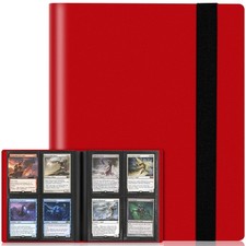 4 Pocket Card Binder for 160 Sleeves - Album for Trading Sports Baseball  Ga...
