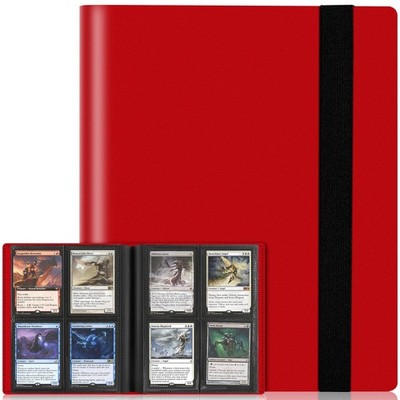 4 Pocket Card Binder for 160 Sleeves - Album for Trading Sports Baseball & Ga...