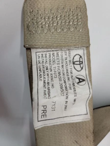 05-10 TOYOTA AVALON LEFT LH FRONT SEAT BELT RETRACTOR Foto 4 de 4