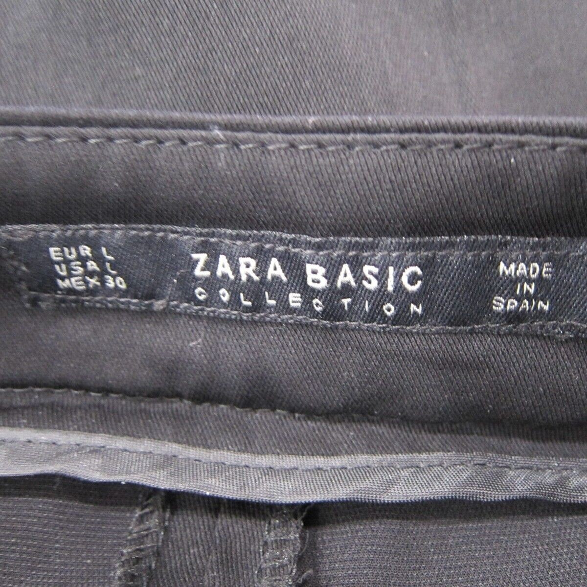 Zara Basic High Waisted Pleated Straight Leg Trou… - image 6