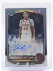 KARA DUNN 2025-26 BOWMAN CHROME U 1ST ROOKIE AUTO #CPA-KD USC Q5300