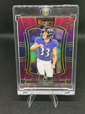 2025 Panini Color Match Lot - Tyler Loop Purple Prizm /75 & Orange Prizm /299