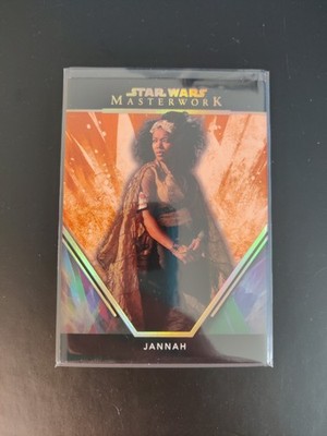 2024 Topps Star Wars Masterwork Jannah #38 Orange 02/10