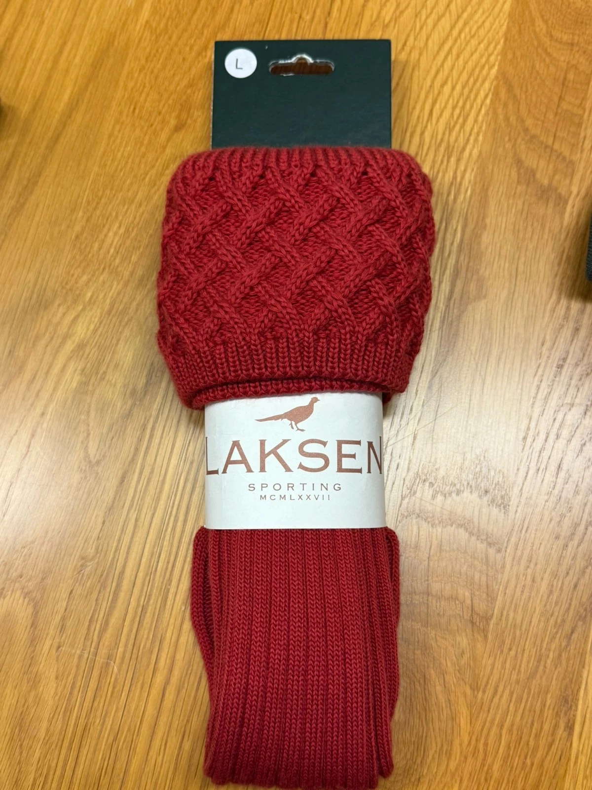Laksen Windsor Socks Brick Red male