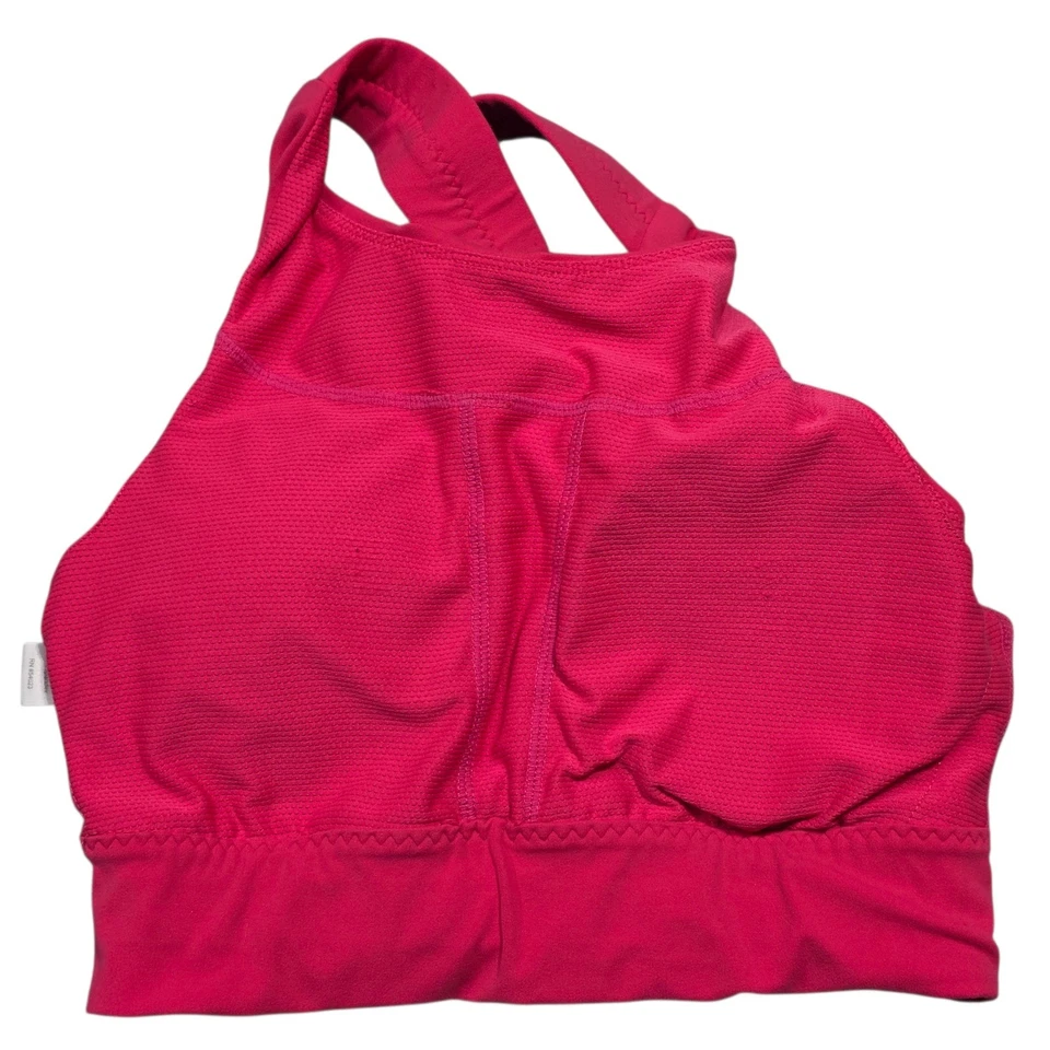 Athleta XS Pink Criss Cross Back Sports Bra Workout Running Gym Activewear READ - Image 4 of 4