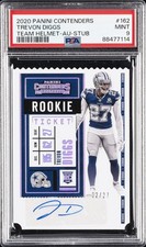 2020 CONTENDERS VAR-AUTO-STUB #162 TREVON DIGGS 2/27 PSA 9
