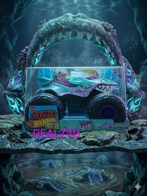 HOT WHEELS MONSTER TRUCKS 2026 GREAT BITE OVERSIZED 1:24 Scale